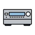 Home Theater Receiver Icon Royalty Free Stock Photo