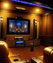 Home Theater Systems Commercial Business. Generative AI.