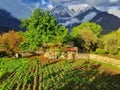 Home town chalt valley nagar pakistan Royalty Free Stock Photo