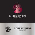 Home tree logo Royalty Free Stock Photo