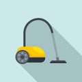 Home vacuum cleaner icon, flat style Royalty Free Stock Photo
