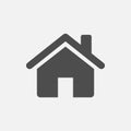 Home vector icon. Isolated house icon vector design Royalty Free Stock Photo