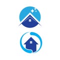 Home Washing Logo icon set