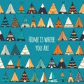 Home is where you are. Royalty Free Stock Photo