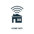 Home Wifi icon. Creative element design from icons collection. Pixel perfect Home Wifi icon for web design, apps, software, print