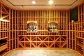 Home wine cellar design idea Royalty Free Stock Photo