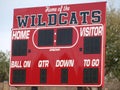 One of the Scoreboards at the School`s Complex