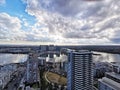 Homebush Bay (The Flats), Parramatta River @ Rhodes Sydney Australia  @ Royalty Free Stock Photo