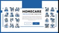 Homecare Services Landing Header Vector