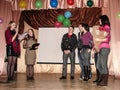 A homecoming at a rural school in Kaluga region in Russia.