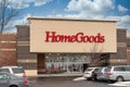 HomeGoods Retail Store Exterior and Trademark Logo