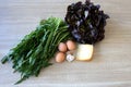 Vegetables, Eggs and Cheese Royalty Free Stock Photo