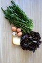 Vegetables, Eggs and Cheese Royalty Free Stock Photo