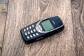 Homel, Belarus - November 8, 2020: Nokia 3310 Mobile Phone, One of Nokia`s most popular phones, First launched Royalty Free Stock Photo