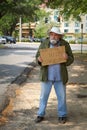 Homeless Beggar Royalty Free Stock Photo