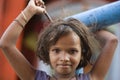 Homeless girl from Varanasi