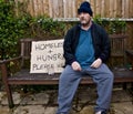 Homeless man Royalty Free Stock Photo