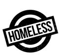 Homeless rubber stamp