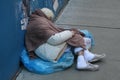 Homeless Woman on NYC streets