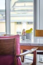 Homelike empty cafe interior Royalty Free Stock Photo