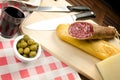 Homelike italian appetizer Royalty Free Stock Photo