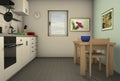 A homely kitchen