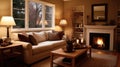 homely living room cozy