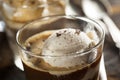 Homemade Affogato with Ice Cream Royalty Free Stock Photo