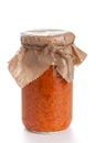 Homemade Ajvar Royalty Free Stock Photo