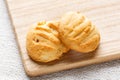 Homemade almond butter cookies