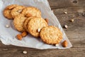 Homemade almond cookies