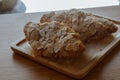 Picture Homemade Almond, Soft and Delicious Croissants