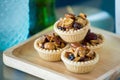 homemade almond tart Royalty Free Stock Photo