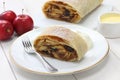 Homemade apfelstrudel, apple strudel Royalty Free Stock Photo