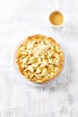 Homemade Apple Cake with Crumble Topping Royalty Free Stock Photo