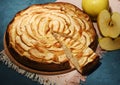 Homemade apple cake Royalty Free Stock Photo