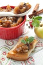 Homemade apple chutney