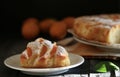 Homemade apricot pie. Royalty Free Stock Photo