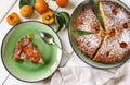 Homemade apricot pie Royalty Free Stock Photo