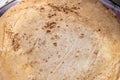 Homemade arabian flatbread other names is pita, lavash, lafa, roti, chapati