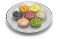 Homemade assorted mayonnaise sauce Royalty Free Stock Photo