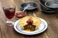 Homemade aussie meat pie Royalty Free Stock Photo