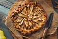 Homemade Autumn Pear Galette Pastry