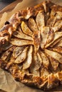 Homemade Autumn Pear Galette Pastry