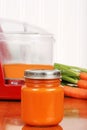 Homemade baby carrot food