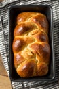 Homemade Baked Braided Brioche Bread Royalty Free Stock Photo