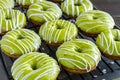 Homemade Baked Caramel Apple Donuts