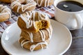 Homemade Baked Cinnamon Pumpkin Donuts