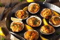 Homemade Baked Clams with Lemon