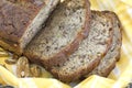 Homemade Banana Bread Closeup